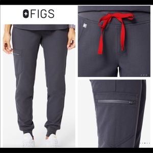Figs Charcoal Zamora joggers in petite XXS